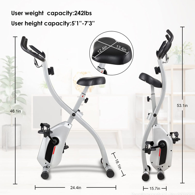 Exercise Bike Folding Stationary Bike for Home Use